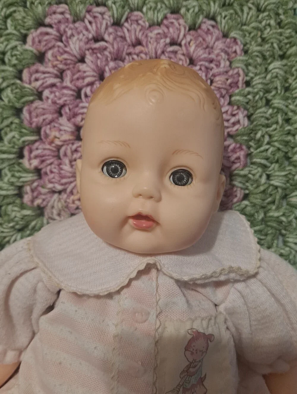 Madame Alexander Pink Stripe Huggums Baby Doll